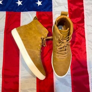 Mens Steve Madden Tan High Top Sneakers Size 11
